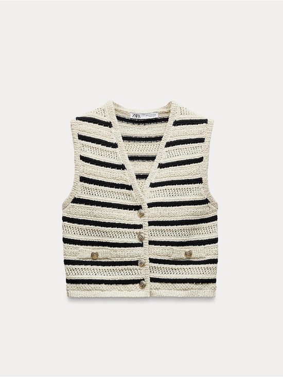 Zara Tops - Zara Striped Knit Top